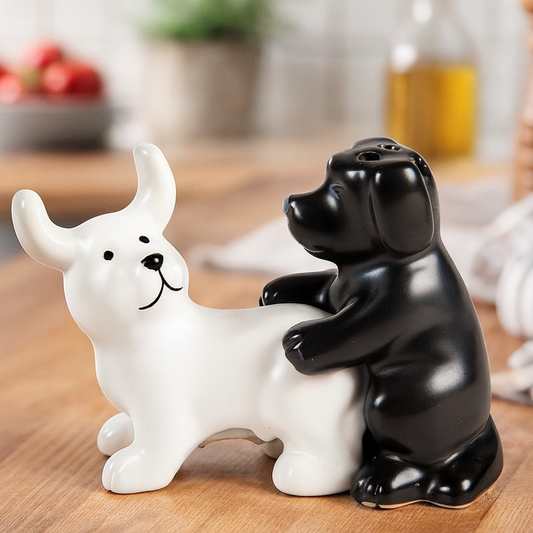 ArtZ® Canine Tango Salt And Pepper Shakers