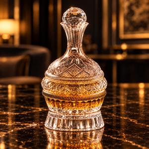 ArtZ® Tokyo Crystal Spinning Decanter and Base