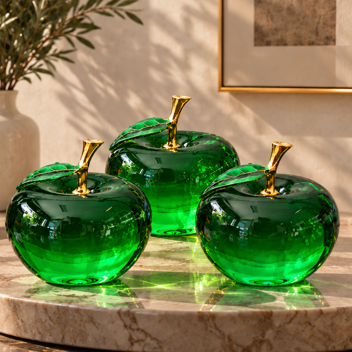 ArtZ® Apple of My Eye Sculpture, Set of 3