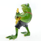 ArtZ® Croak ‘n’ Roll Frog Sculpture