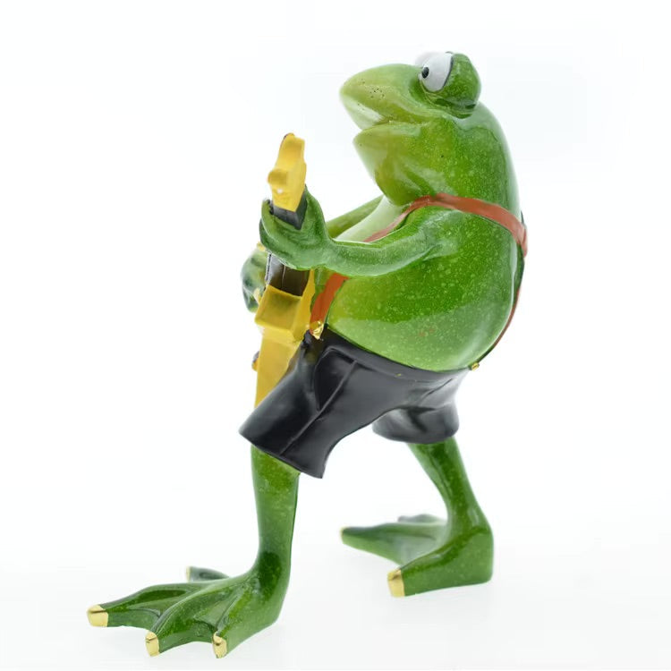 ArtZ® Croak ‘n’ Roll Frog Sculpture