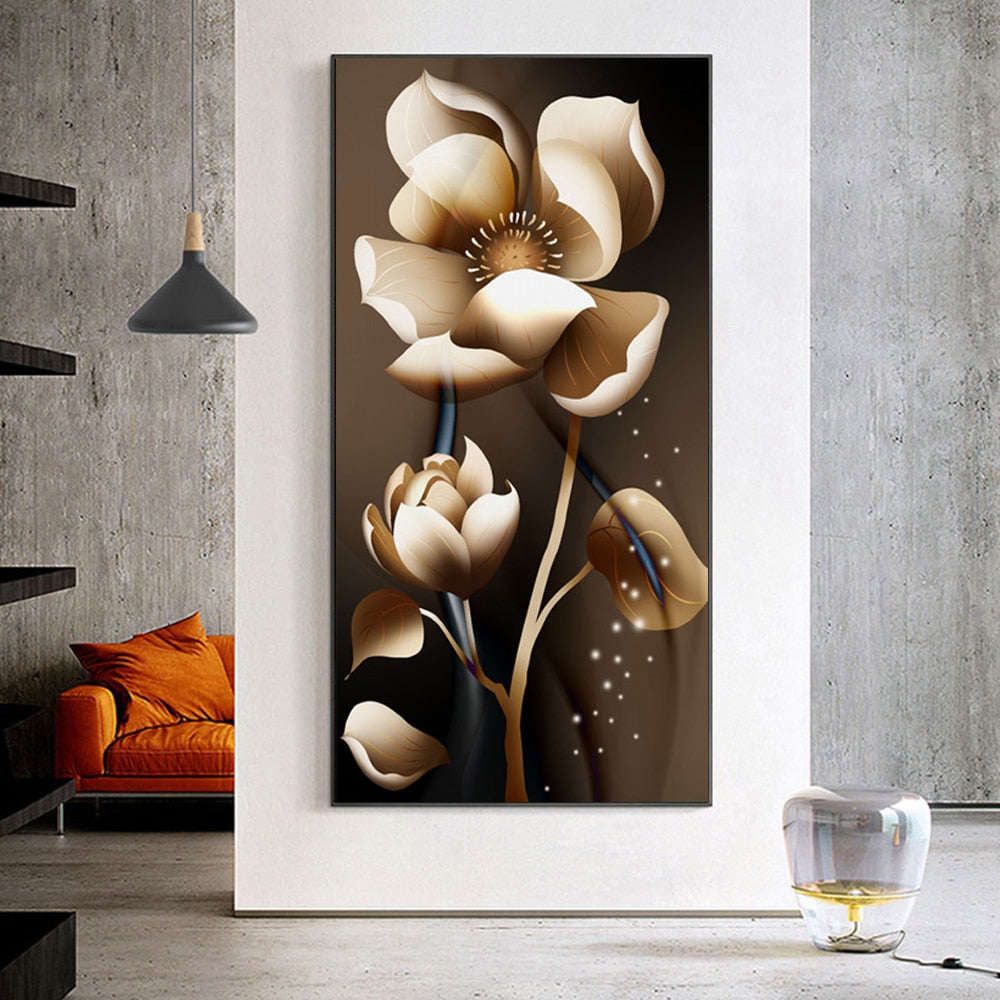 ArtZ® Nordic Abstract Flower Paintings