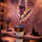 Rossella Fiorillo Ceramic Texture RF Eclisse Line Model Millerighe OSL010 Purple RF Texture Interior Rose Gold-plated Exterior Sink