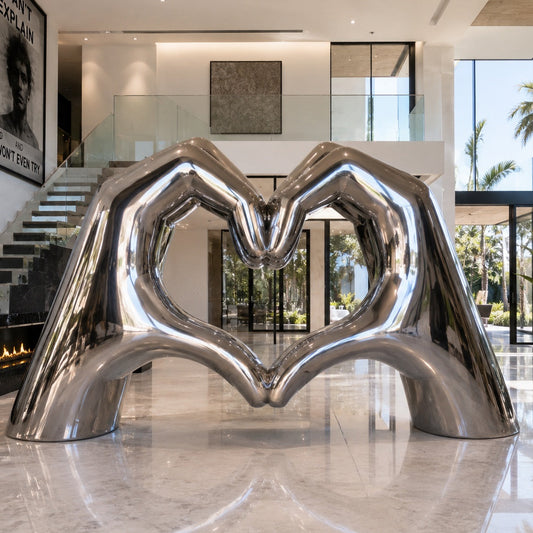 OSO Stainless Steel Convergence Sculpture