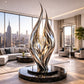 OSO Stainless Steel Reflection Flame Sculpture