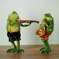 ArtZ® Croak ‘n’ Roll Frog Sculpture
