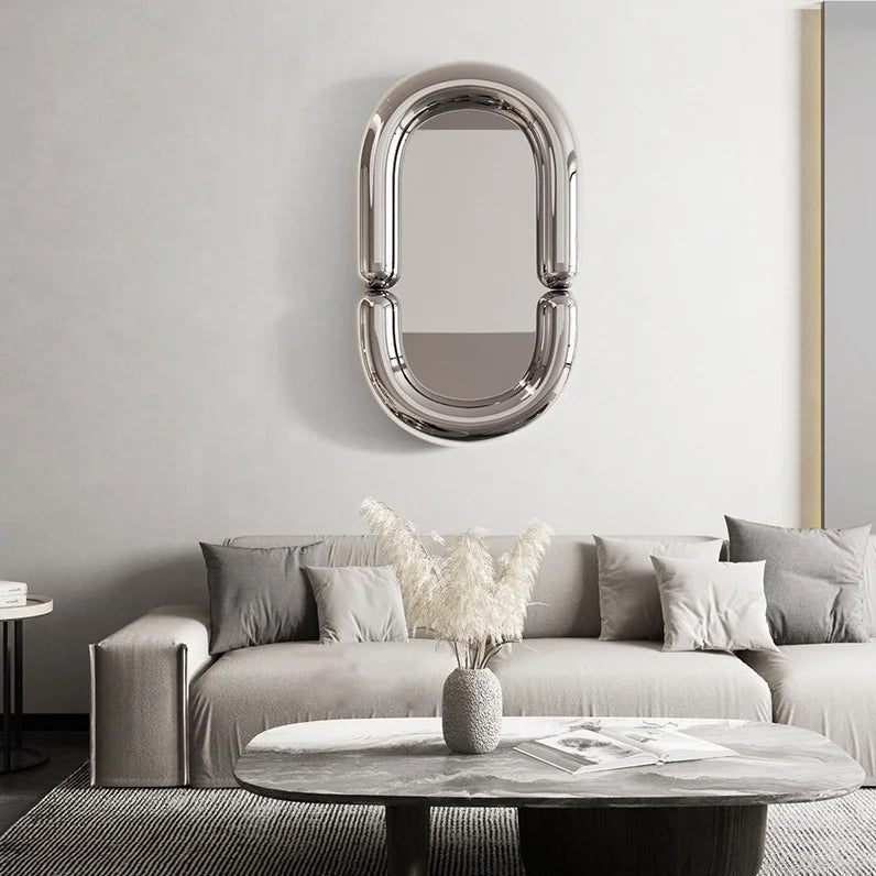 ArtZ® Opal Whirl Stainless Steel Hanging Sculpture Stainless Steel Hanging Sculpture