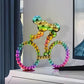 ArtZ® Stainless Steel Bubble Bike Sculpture Stainless Steel Bike Sculpture