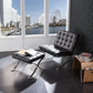 ArtZ® Nordic Chair And Ottoman Set Chair And Ottoman Set Black Chair With Ottoman