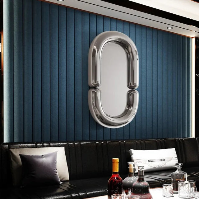 ArtZ® Opal Whirl Stainless Steel Hanging Sculpture Stainless Steel Hanging Sculpture