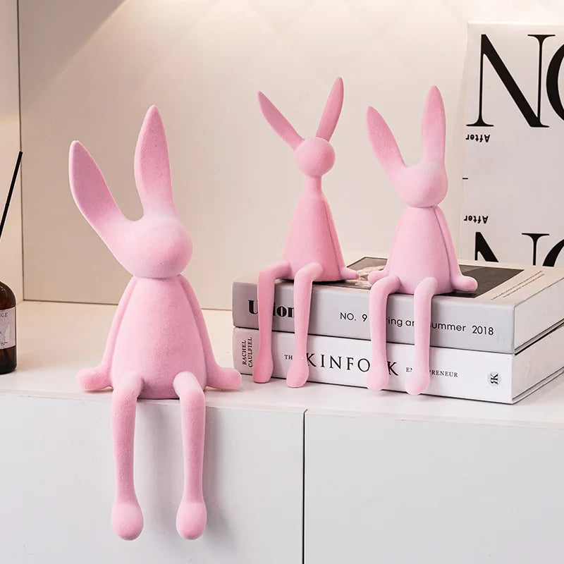 ArtZ® Nordic Abstract Rabbit Sculptures