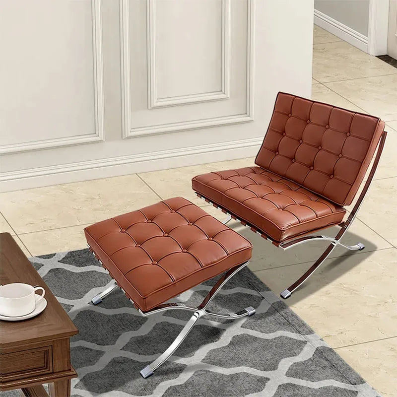 ArtZ® Nordic Chair And Ottoman Set