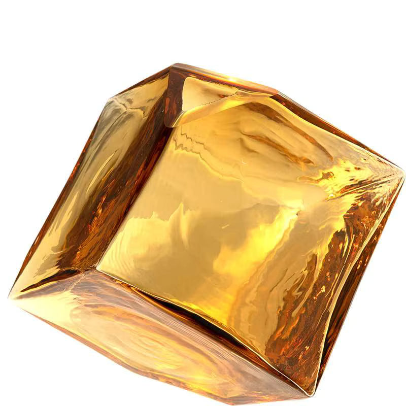 ArtZ® Amber Bloom Cube Vase Vase
