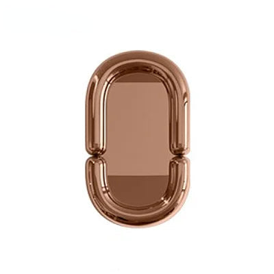 ArtZ® Opal Whirl Stainless Steel Hanging Sculpture Stainless Steel Hanging Sculpture Rose Gold S; Height: 33.5 inch (85 cm)