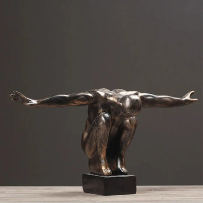 ArtZ® The Thinker Sculpture Sculptures Bronze