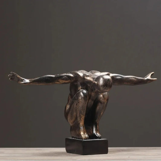 ArtZ® The Thinker Sculpture Sculptures Bronze