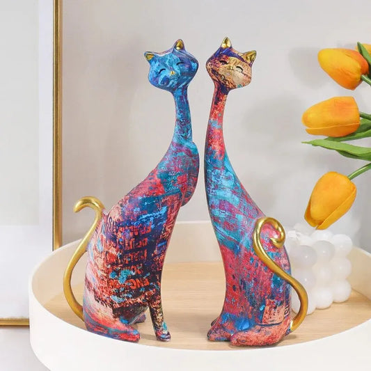 ArtZ® Nordic Cat Sculptures - Set of 2