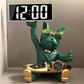 ArtZ® Cool Bulldog Clock And Tray