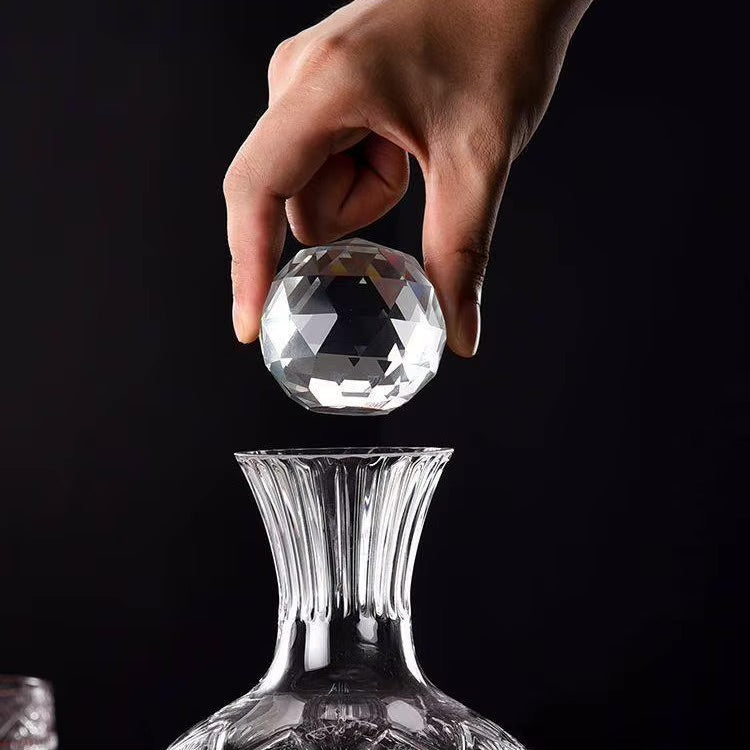 ArtZ® Tokyo Crystal Spinning Decanter and Base