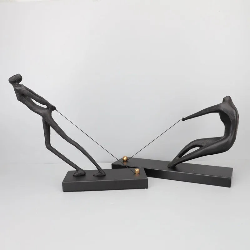 ArtZ® Bound in Motion Cast Iron Sculpture Cast Iron Sculpture