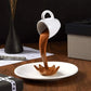 ArtZ® Perky Splash Coffee Sculpture Coffee Sculpture