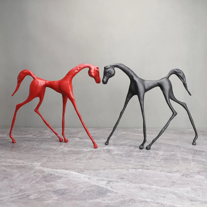 ArtZ® Cast Iron Horse Sculpture Horse Sculpture