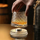 ArtZ® Tokyo Crystal Spinning Whiskey Glass and Base