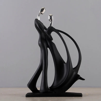 ArtZ® Nordic Abstract Dancing Couple Sculptures