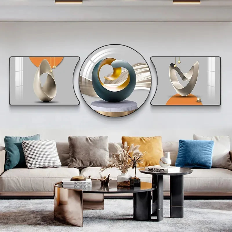 ArtZ® Framed Nordic 3 Piece Wall Decoration Set
