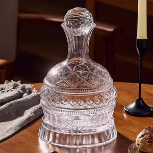 ArtZ® Tokyo Crystal Spinning Decanter and Base
