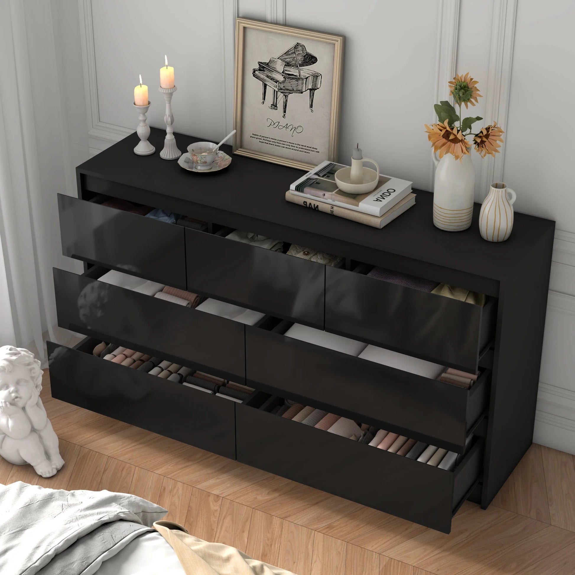 ArtZ® Luminaire 7 Drawer Dresser Dresser