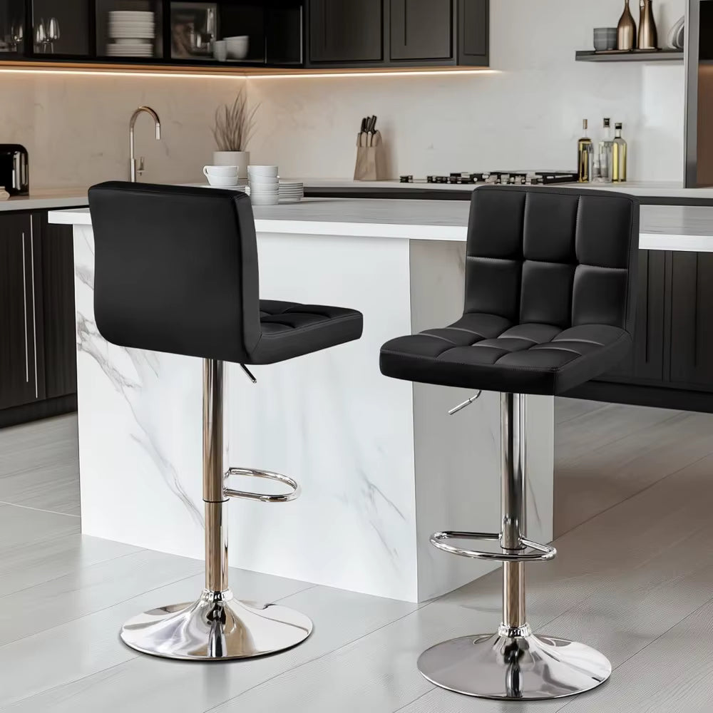 ArtZ® Saddle Stool Set (Set of 2) Stool 2 Black Stools