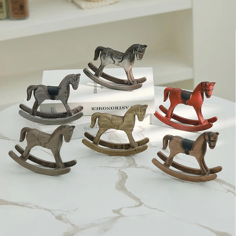 ArtZ® Nordic Gallop Horse Wooden Sculpture Horse Sculpture