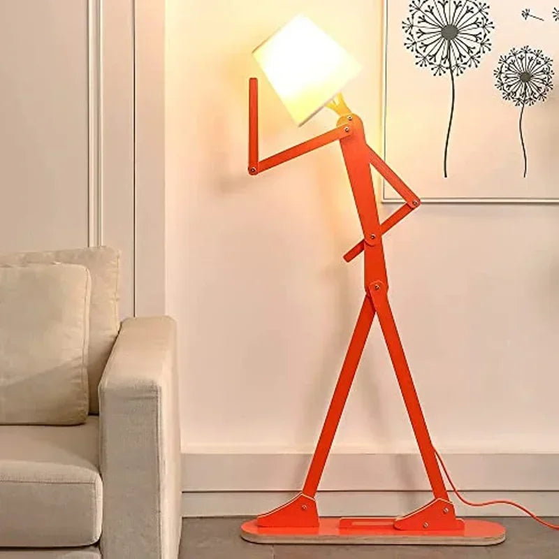 ArtZ® Lumi Man LED Lamp Lamp Orange White light UK Plug