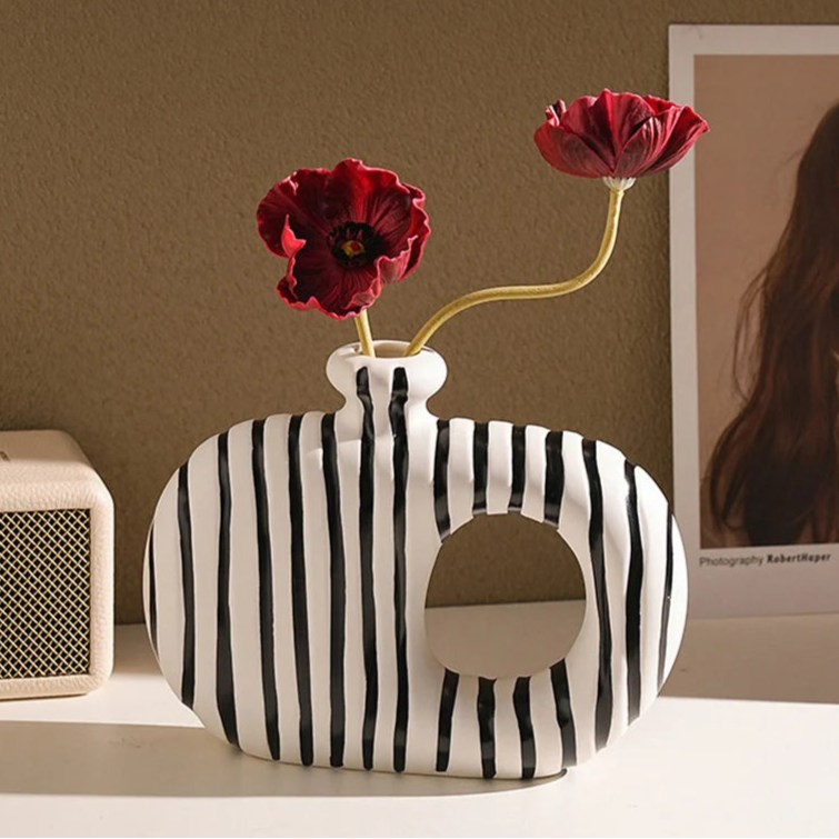 ArtZ® Stripes & Stems Vase Vase Zebra