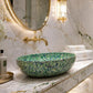Rossella Fiorillo Ceramic Texture RF Luxury Line Model SP17 Green Sink