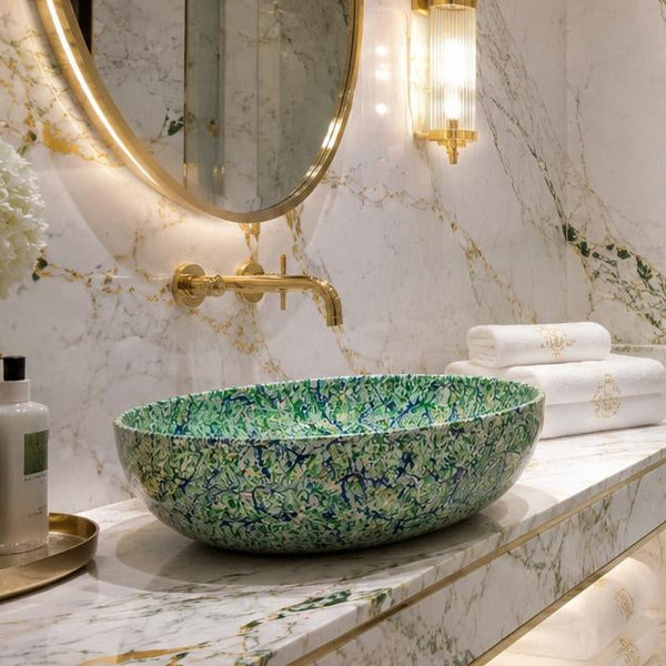 Rossella Fiorillo Ceramic Texture RF Luxury Line Model SP17 Green
