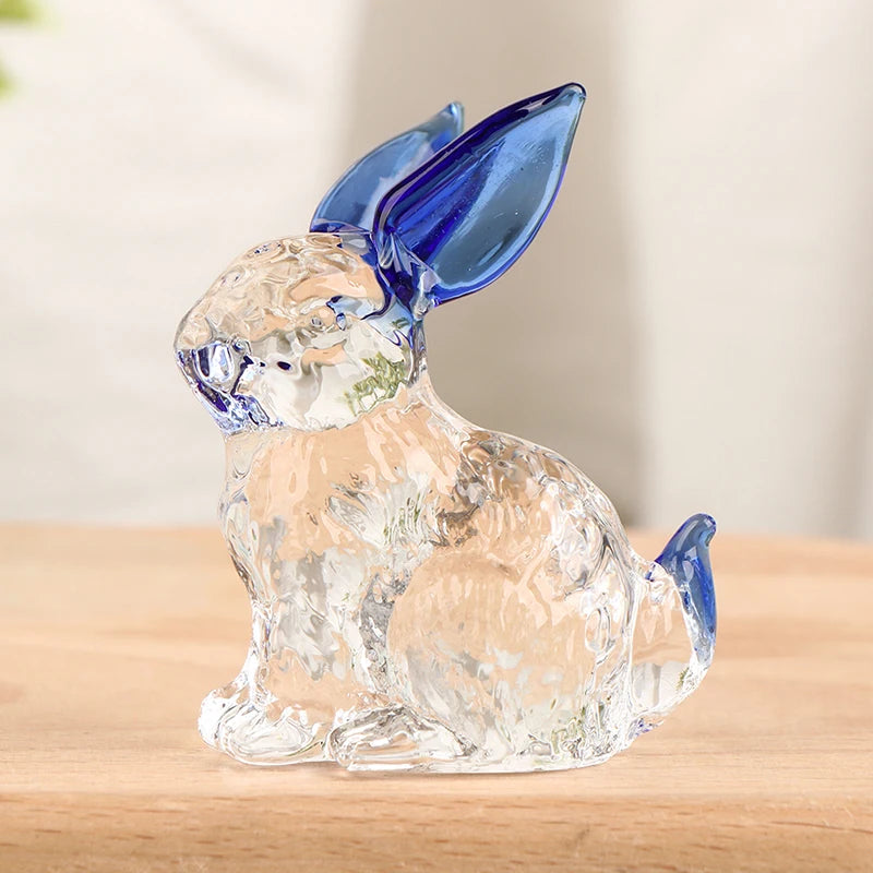 Colorful Crystal Rabbit ArtZ® Hoppy Crystal Bunny Sculpture – ArtZMiami