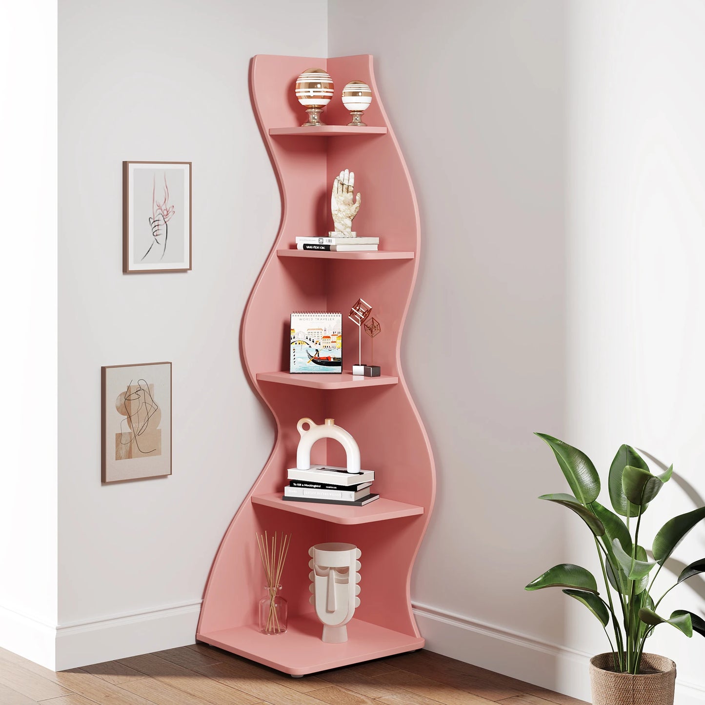ArtZ® Tidy Tower Shelf Shelf Pink
