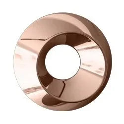 ArtZ® Geometric Eye Stainless Steel Wall Sculpture Stainless Steel Wall Art Rose Gold 50cm diameter