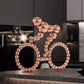 ArtZ® Stainless Steel Bubble Bike Sculpture Stainless Steel Bike Sculpture