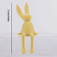 ArtZ® Nordic Abstract Rabbit Sculptures Rabbit Sculptures Yellow Boy