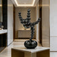ArtZ® In Balance Stainless Steel Sculpture Stainless Steel Sculpture Black