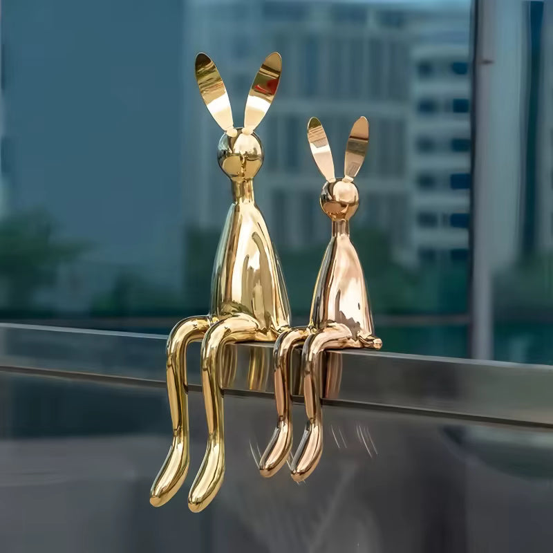 ArtZ® Shiny Hops Stainless Steel Sculpture