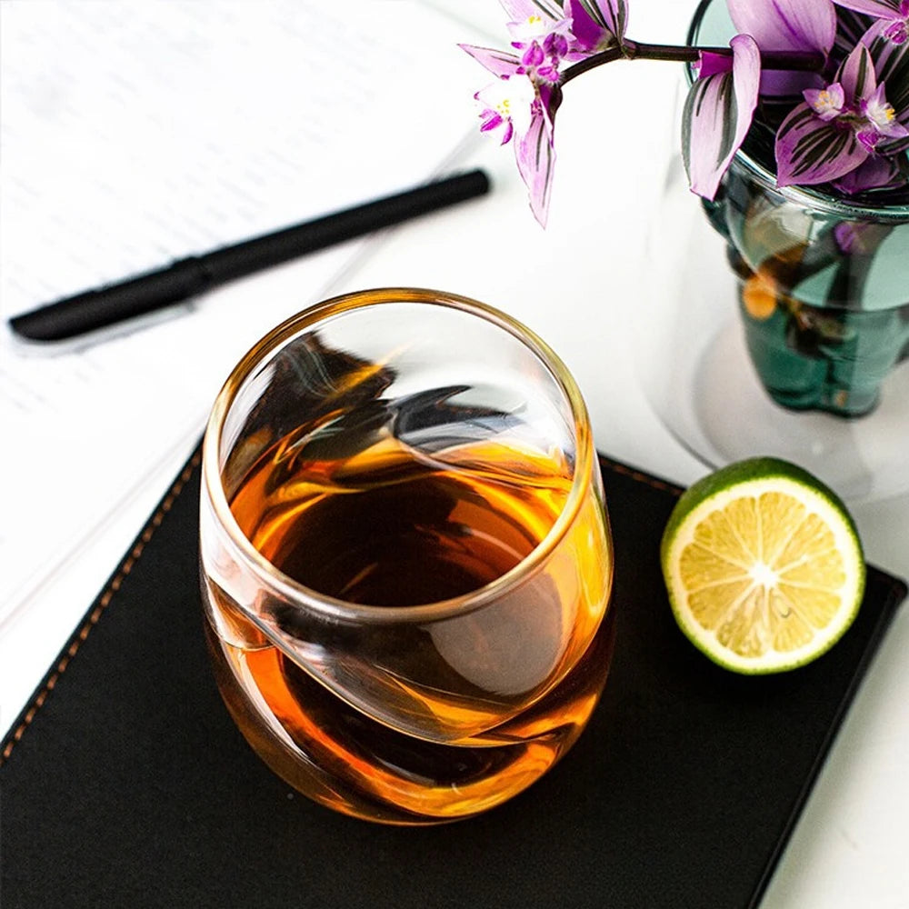 ArtZ® Tipsy Twist Glass Wine Glass