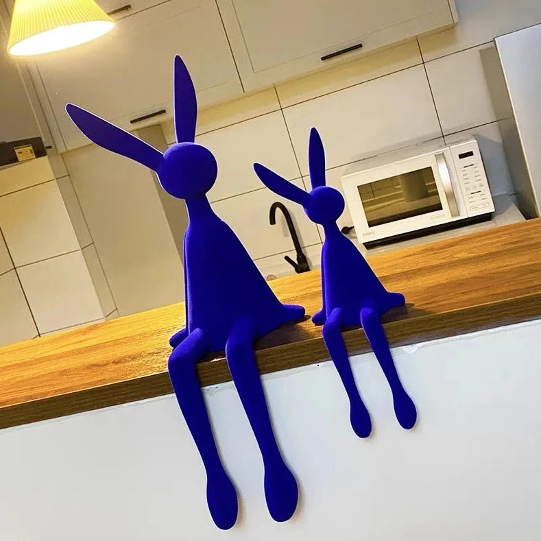 ArtZ® Nordic Abstract Rabbit Sculptures – ArtZMiami