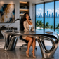 OSO Stainless Steel Flow Office Desk Stainless Steel Office Desk
