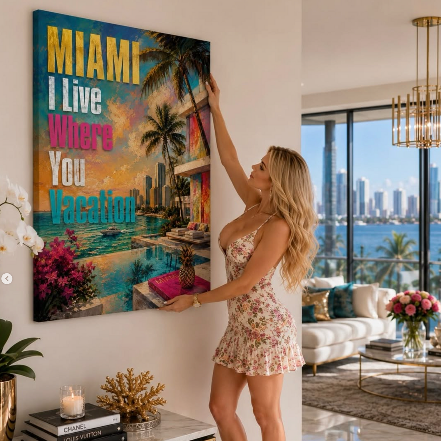 ArtZ® Paradise Is Earned Painting Wall Art