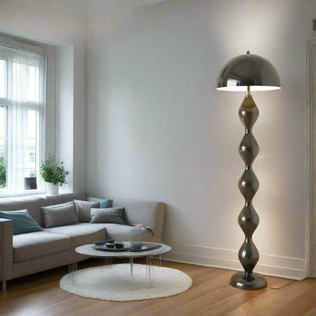 ArtZ® Mellow Glow Floor Lamp Light Black USA Plug