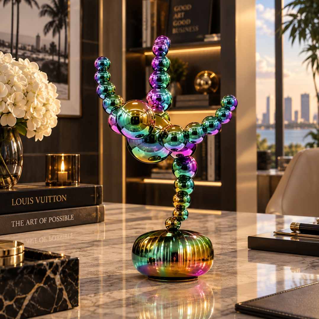 ArtZ® In Balance Stainless Steel Sculpture Stainless Steel Sculpture Multi Color